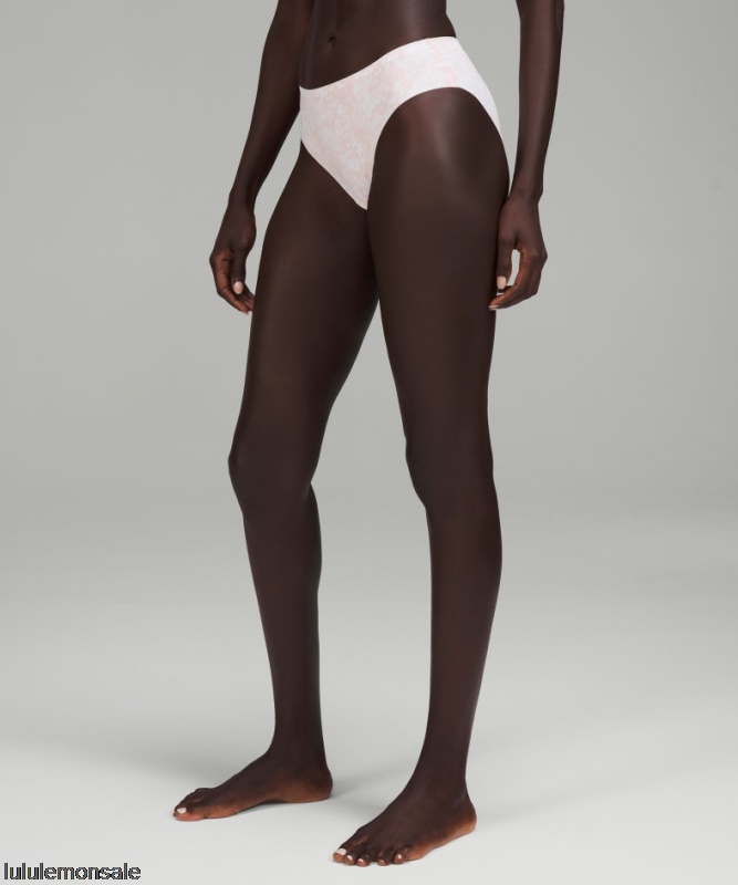 Lululemon Damen DELULU567 | Invisiwear Halbhohe Bikiniunterwäsche 5er Pack Schwarz